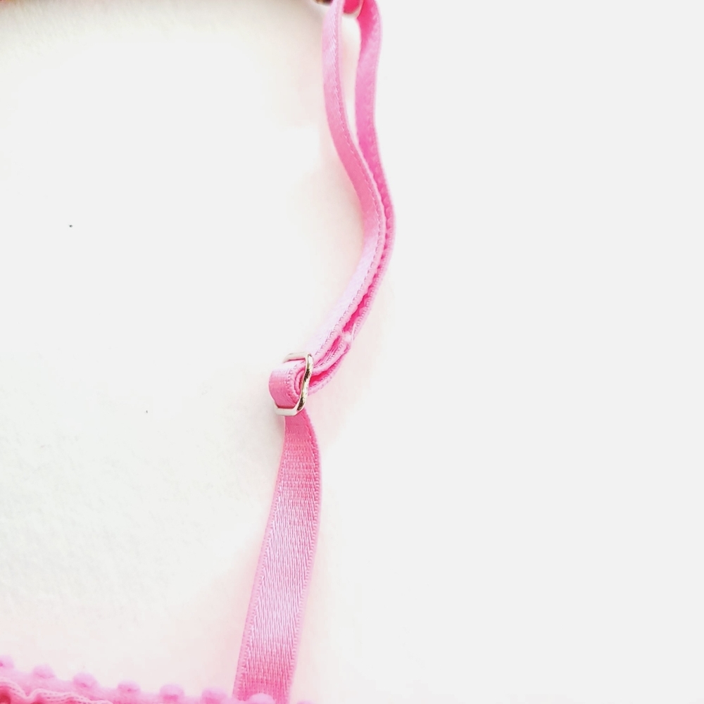 Victoria Secret Body by Victoria Longline Demi Bra Pink Ikat Print Size 32D - Picture 4 of 8